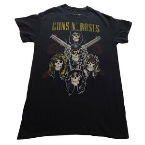 Guns N Roses Not In This Lifetime Tour T-Shirt Black Small 2016 Band Tee Skull